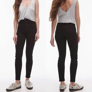 Topshop Moto Women’s Black Jamie Skinny‎ Jeans Size 26
